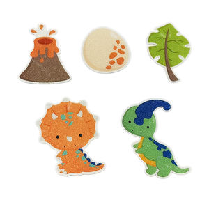 Xuri dibujos animados impreso baño <span class=keywords><strong>bañera</strong></span> evitar superficies resbaladizas transparente bebé niños piel agarre pegatina antideslizante cinta - Product Image 3