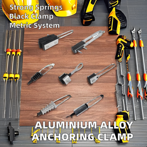 Collier de <span class=keywords><strong>suspension</strong></span> en <span class=keywords><strong>métal</strong></span> et plastique OPGW pour ancrage aérien, ressorts robustes, système de mesure métrique, connexion noire YOJIU - Product Image 2