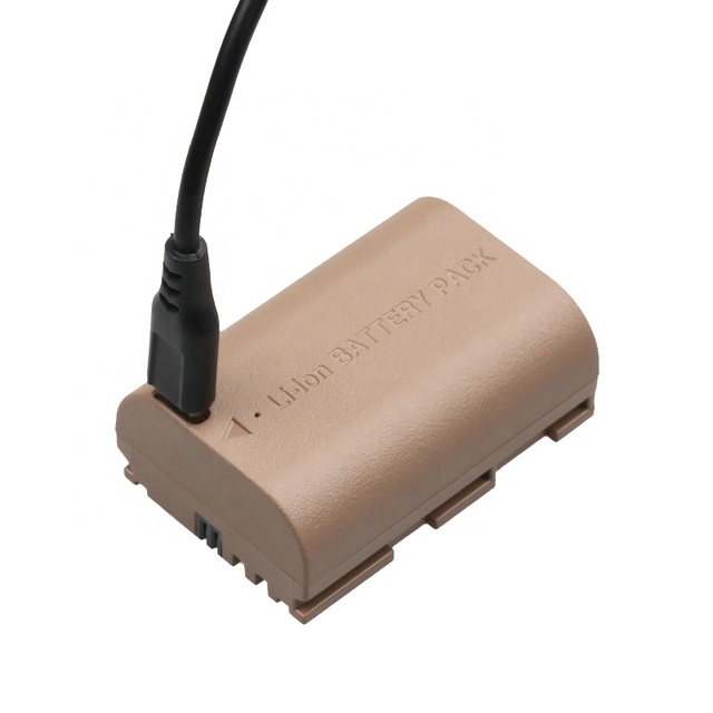 Captor Lp-e6nh 2400mAh Type C Li-ion Lithium Battery Li-ion Polymer Photo Camera Video Battery Pack Rechargeable Digital Battery