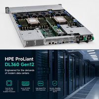 Serveur d'entreprise ProLiant DL360 Gen12 1U, double processeur Xeon Scalable, mémoire DDR5, serveur GPU, calcul en nuage IA, vente en gros en stock