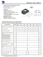 KBP302 200V 3A Glass Passivated Single-Phase Bridge Rectifier Surface Mount for Power Supply 100% Original Traceable Lot Code
