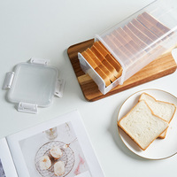 Broodopbergdoos Plastic verzegeld Multifunctioneel Grote capaciteit Crisper met deksel Groothandel voor keukenverse voedsel- en toastopslag