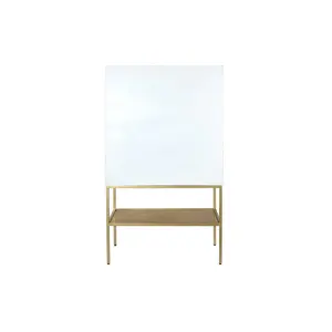 Mango <b>Metal</b> <b>Sideboard</b> 91cm Width X 44cm Depth X 152cm Height White - Product Image 3