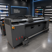 Imprimante UV hybride haute vitesse 1,9 m avec 3 têtes I3200-U1, multifonctionnelle, pour impression flexo en rouleau et à plat, industrielle automatique