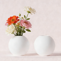 Vase à fleurs en céramique moderne fait main, écologique, pour la décoration de la maison, Pâques, mariage, cuisine, chambre, bureau