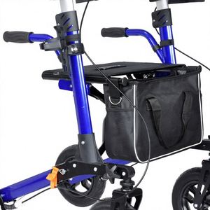 Aide à la marche légère à 4 roues avec siège pliable pour un déplacement optimal. - Product Image 5