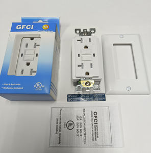 Toma de corriente GFCI de alta corriente, autocontrol, resistente a las manipulaciones, toma eléctrica WR para lavadora, refrigerador, uso Industrial - Product Image 6