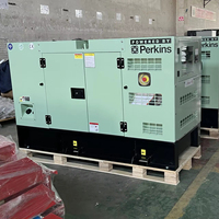 1/3 phases avec démarrage automatique moteur de marque Perkin 50-80kva AVR Protection générateur diesel silencieux/à cadre ouvert personnalisable