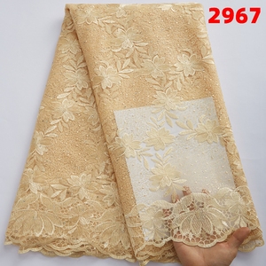 <span class=keywords><strong>Tissu</strong></span> en dentelle africaine 2021 de haute qualité, dentelle nigériane française en maille, fournisseurs de tissus pas chers, <span class=keywords><strong>tissu</strong></span> en tulle brodé 2967 - Product Image 5