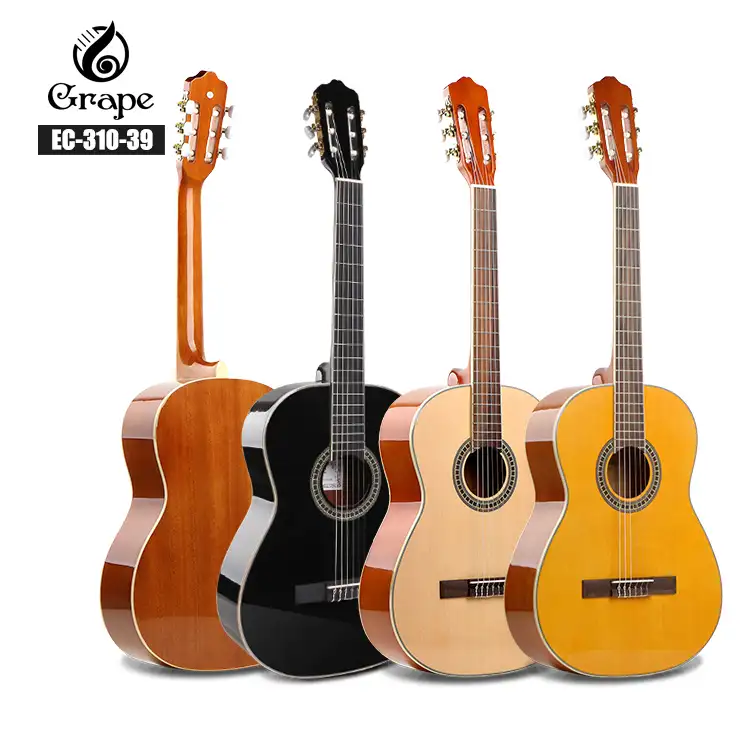 China Fabrik hohe hohe qualität 39 zoll professionelle nylon string klassische gitarre