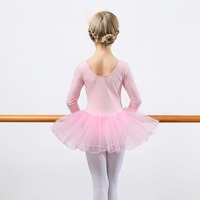Robe de tutu de ballet une pièce pour enfants BX4006, justaucorps en tulle pour filles, pour l'entraînement quotidien et les spectacles sur scène