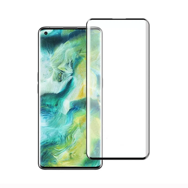 3D Melengkung Penuh Lem Pelindung Layar Anti Gores untuk OnePlus 8 Pro CATATAN 10 Lite 9 Lite Catatan 9 8T 8 Pro A3 S10 PLUS