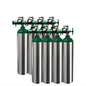 Bouteille d'oxygène et de dioxyde de carbone médicale haute pression 2,6 L/4 L/10 L, en alliage d'aluminium léger, pour usage industriel, certifiée DOT - Product Image 3