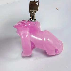 LOVE New comfortable lockable PVC <b>penis</b> Cage for man. Cock <b>ring</b> for big guy.Reusable <b>Penis</b> Enlargement Sleeve Dick Extender - Product Image 6