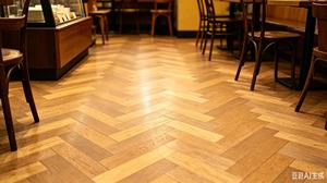 Plancher en vinyle SPC classique à chevrons, étanche, à clipser, antidérapant, revêtement de sol en <span class=keywords><strong>PVC</strong></span> SPC - Product Image 3