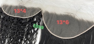 Fermeture frontale en dentelle HD fine de qualité supérieure, sans colle, en dentelle suisse, pour cheveux naturels bouclés birmans et indiens ondulés, disponible en plusieurs tailles numériques, pour revendeurs - Product Image 6