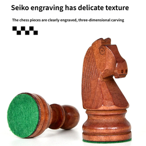 <span class=keywords><strong>Pezzi</strong></span> degli <span class=keywords><strong>Scacchi</strong></span> <span class=keywords><strong>in</strong></span> <span class=keywords><strong>Legno</strong></span> Massello Premium da 3,5 Pollici Magnetizzati e Pesati da 3,75 Pollici, Set Standard da Torneo con Opzione Logo Personalizzato - Product Image 4