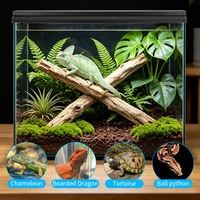 Lampe UV pour reptiles, support d'élevage pour lézards Lion Crinière, lampe de soleil pour supplément de calcium, lampe de support pour animaux grimpants