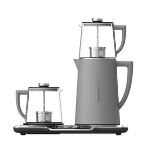 Tetera Eléctrica de Vidrio Hotsy <span class=keywords><strong>con</strong></span> Función de Mantener Caliente, Tetera Eléctrica de Acero Inoxidable <span class=keywords><strong>con</strong></span> Pantalla LED de Temperatura, Cafetera y Tetera - Product Image 2