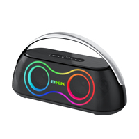 BKK / OEM 60W Portable pour enceinte avec microphone intégré, batterie rechargeable, LED RGB, stéréo sans fil pour la maison et l'extérieur