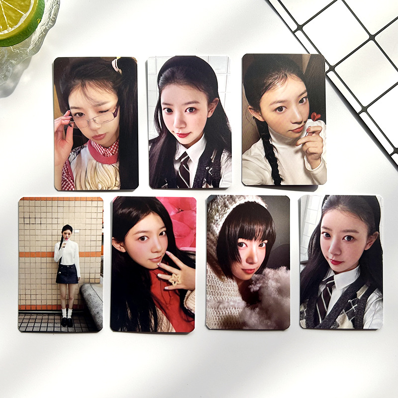 KPOP 7pcs/set ILLIT Super Real Me Photocard Photo Card