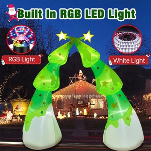 نفخ مشرق شجرة عيد الميلاد الإعلان نفخ مع منفاخ لهدايا الأطفال سعر المصنع نفخ هو حار بيع - Product Image 2