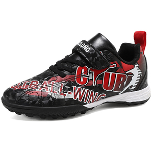 1 paire De chaussures De Football en Pu, sneakers à clous Tf, semelle épaisse en Tpr, pour enfants, vente en gros - Product Image 3