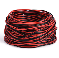 Câble de haut-parleur haute performance 12 AWG 2 conducteurs rouge/noir, certifié OFC CL2, câble de haut-parleur double 2*3,3 mm