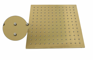<span class=keywords><strong>Soffione</strong></span> <span class=keywords><strong>doccia</strong></span> pioggia in oro quadrato - Product Image 5