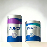 Boîte en aluminium vide de qualité alimentaire, pot en aluminium recyclable pour l'emballage de comprimés de suppléments