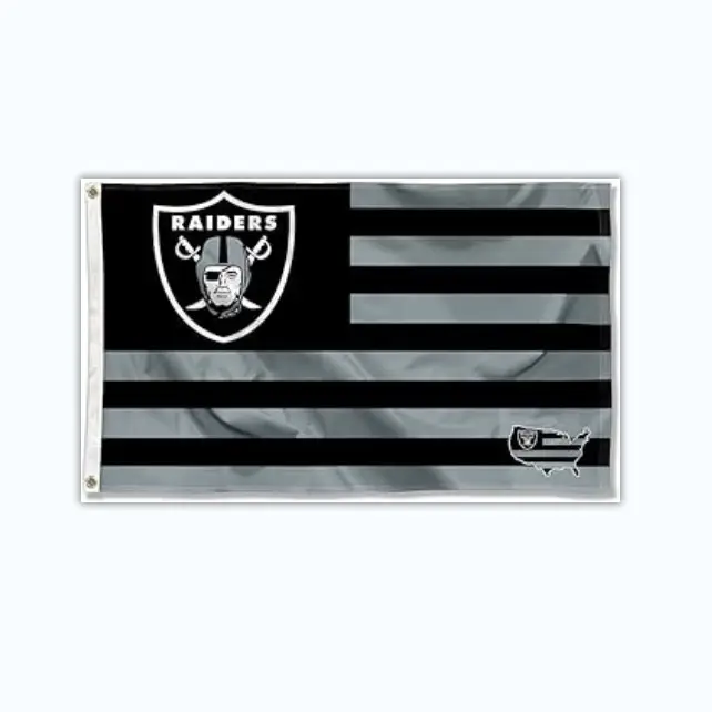 Hoge Kwaliteit Custom Las Vegas Raiders Usa American Nation Strepen 3X5 Grommet Vlag