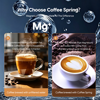 Filtre à café manuel en plastique pour usage domestique et commercial, pour une crème d'espresso améliorée, un arôme corsé et une extraction stable