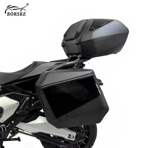 Set di 2 Bauletti Laterali per Moto in PP, Impermeabili, Antiurto, con Sgancio Rapido, per Trasporto Bagagli - Product Image 2