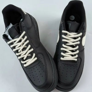 20251 vente chaude guerrier noir pour AF1 chaussures de planche de corde de chanvre pour hommes femmes polyvalent coupe basse décontracté sport Design Style de marche - Product Image 6