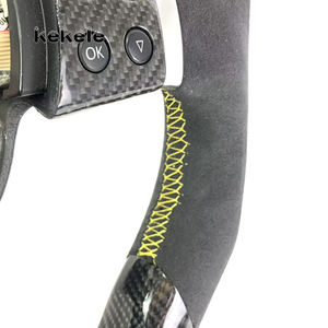 Volante de fibra de carbono LED para Volkswagen MK5 compatible con GTI MK6 MK7 MK8 Golf 2003 2004 2005 <span class=keywords><strong>2006</strong></span> 2007 2009 compatible con personalización - Product Image 4