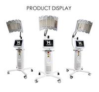 Puissant 1830 lampes led photon 5 couleurs 415nm 520nm 590nm 660nm 850nm pdt led visage thérapie par la lumière rouge machine faciale pour une utilisation en spa