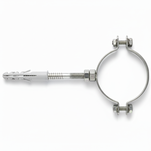 Collier de tuyau en acier inoxydable VRM INOX 18-24 3211 VORPA avec colliers de serrage en nylon - Product Image 1