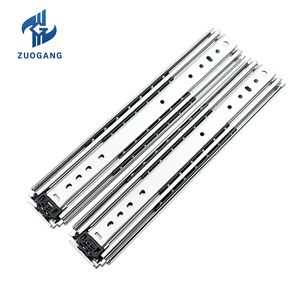 Deslizadores de cajón de alta resistencia montaje <span class=keywords><strong>lateral</strong></span> de extensión completa 22 24 26 28 30 32 34 36 40 pulgadas rieles metálicos guía de pista deslizadores 150lbs - Product Image 1