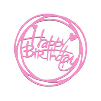 Fustelle in Metallo per Compleanno, per Scrapbooking e Creazione di Biglietti, Coltello per Fustellatura