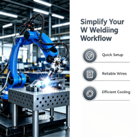 Solución de Automatización de Soldadura Robótica Industrial de 6 Ejes con Brazo Robótico y Sistema de Soldadura Inteligente