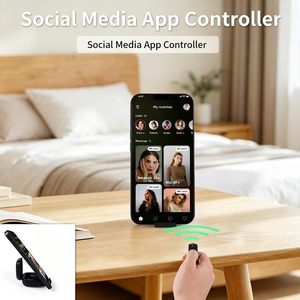 Télécommande Air Mouse à Anneau pour Doigt avec Pavé Tactile Bluetooth, Clicker de Présentation PPT pour <span class=keywords><strong>Ordinateur</strong></span> Portable, Téléphone, Tablette – Vente en Gros OEM - Product Image 2