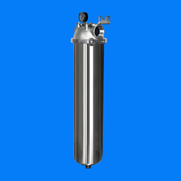 SWQZ133-20-20000L/H Préfiltre à eau manuel en acier inoxydable 304/316 à débit ultra-élevé pour extérieur et usage domestique