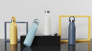 Bouteille de boisson à revêtement en poudre, bouteille sous vide en acier inoxydable, <span class=keywords><strong>Thermos</strong></span> d'extérieur en <span class=keywords><strong>Inox</strong></span>, livraison rapide - Product Image 2