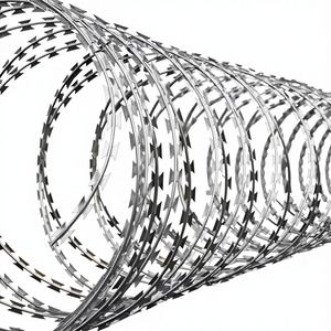 High Quality Galvanized Iron <b>Wire</b> <b>Barbed</b> <b>Wire</b> Mesh Roll 2.2mm-2.7mm Railway Use Coil - Product Image 1