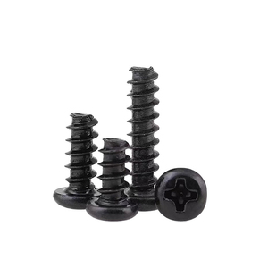 M1.4 m1.7 M2 m2.3 m2.6 M3 M3.5 M4 M5 đen mạ niken Phillips Pan đầu tự khai thác chủ đề hình thành vít cho nhựa - Product Image 3