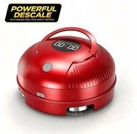 Brosse de nettoyage automatique pour barbecue électrique, en acier inoxydable 304, 4 têtes rotatives, sans fil, rechargeable, 6 modes numériques, sûre