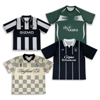 Kaus sepak bola pria, kaus sepak bola Vintage Tim Pemuda klasik kustom