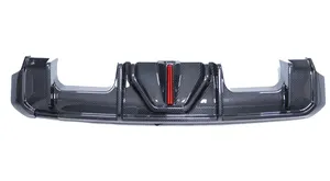 NEW COMING G80 M3 LED Diffuser Carbon Fiber Rear Bumper Diffuser Lip Spoiler For BMW G80 M3 G82 M4 2021-2022