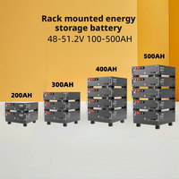 SINOSUN LiFePO4 24V/48V 100-300Ah 15.36kWh Baterai Lithium Rak-Pasang Sistem Penyimpanan Energi Surya 6000 Siklus 5 Tahun