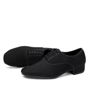 Zapatos de baile de salón cuadrados <span class=keywords><strong>GB</strong></span> Quick Waltz Comfo Quickstep para hombre, zapatos de charol a la moda, parte superior de cuero genuino, algodón plano - Product Image 6